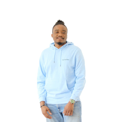 Eunorau Mens Hoodie Sky Blue