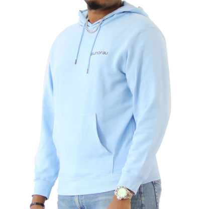 Eunorau Mens Hoodie Sky Blue