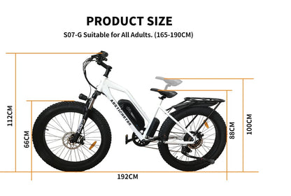 AOSTIRMOTOR SO7-G Commuter Step Thru Electric Bike