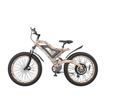 AOSTIRMOTOR S18-1500W Snakeskin Grain Mountain Bike