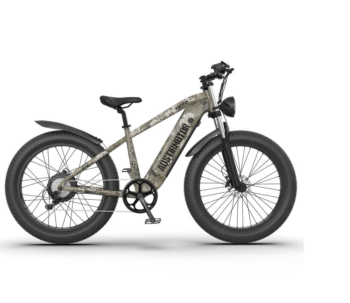 AOSTIRMOTOR HERO Off-Road 1000W 52V Electric Bike